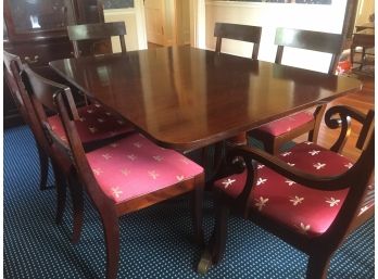 Antique Dining Room Table And 6 Chairs - RISING SUN PICK UP