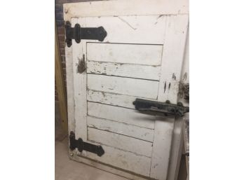 Antique Freezer Door- With C. Schmidt Co, Cincinnati OH- AURORA PICKUP