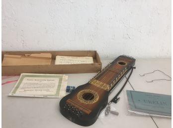 Antique Ukeline, Oscar Schmidt International Corp., Instructions And Sheet Music- AURORA PICKUP