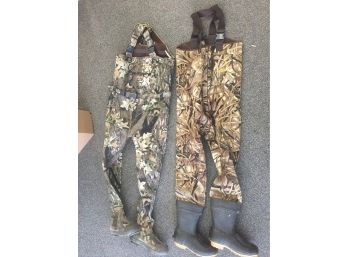 2 Pair Of Waders Size 11,12, Cabello's & Red Head - AURORA PICK UP