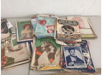 Vintage Sheets Of Music -AURORA PICK  UP