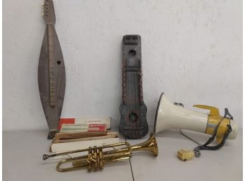 Vintage Instruments And Mega Phone