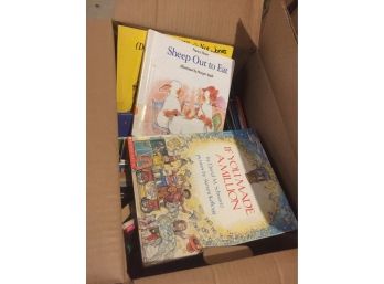 Kids Book Assortment #5, Entire Box Full 16-In W X 12-In H X 12-In D