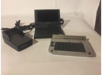 Pioneer Portable Dvd Player With Extra Battery Pack And Charger