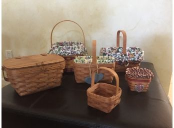 Longaberger Basket Assortment #4 - Many With Liners