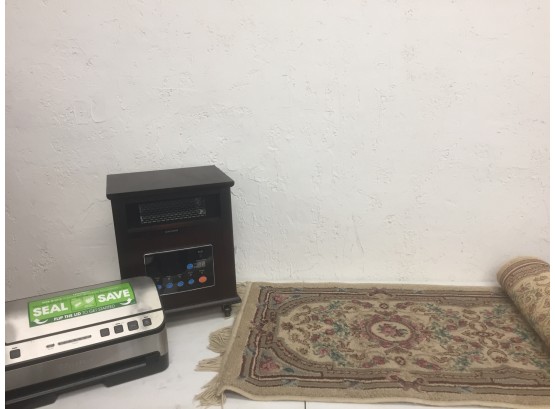 Seal And Save, Heater And Rug