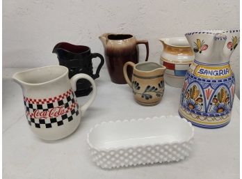 Pitcher Assortment- Kathy Kale, Made In Spain And More
