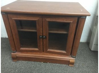 Small Cabinet/ Tv Stand With Glass Doors