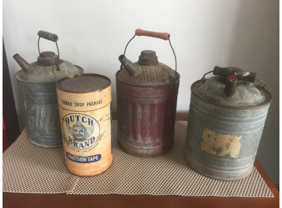 Vintage Gas/ Kerosene Cans