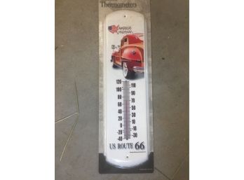 Vintage Look Thermometer- Route 66