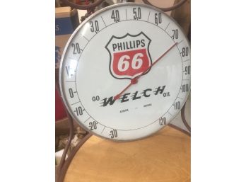 Vintage Phillips 66 Therometer