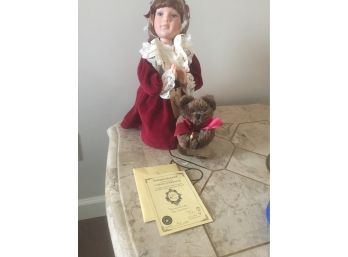 Teresa With Faith Boyd's Bear Doll