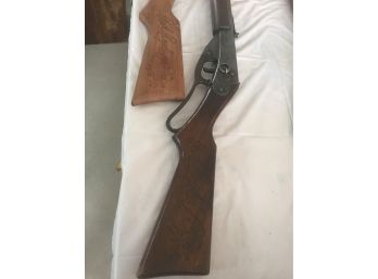 Vintage Red Rider Bb Gun And Stock
