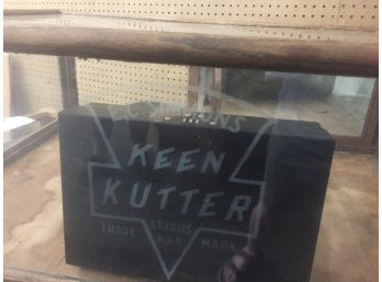 Antique Keen Kutter Counter Top Display Case