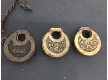 Vintage Locks, Internal Revenue, Excelsior, Yale