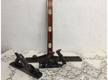 Vintage Tool Assortment- Planers And Level