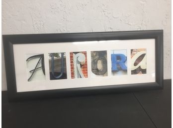 A U R O R A Photography- The Letters Came From Around Aurora, See The Description