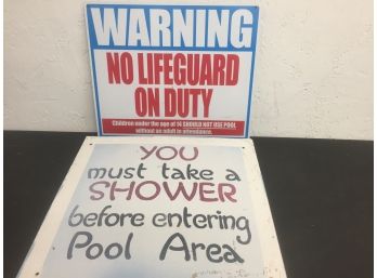 Aurora City Pool Signage