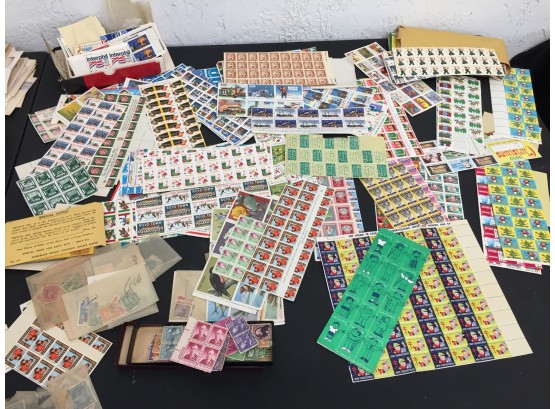 Large Selecton Of Stamps And Easter Seals
