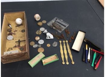 Vintage Assortment- Cigarette' Holders, Square Nails And More