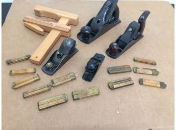 Vintage Wood Planes, Wood Clamp And More
