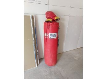 80lb Heavy / Punching Bag, 16 Oz Gloves