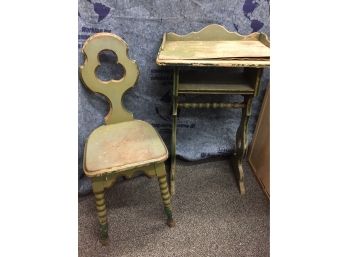 Vintage Vanity And Chair