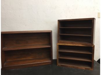 3 Wooden Shelves