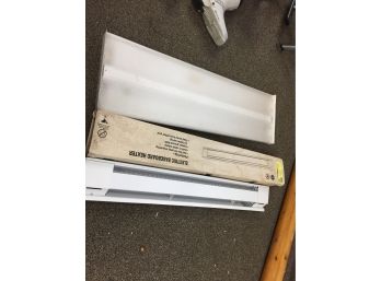 Baseboard Heater- New, Ceiling Light