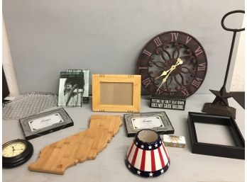 Decor Assortment And Picture Frames