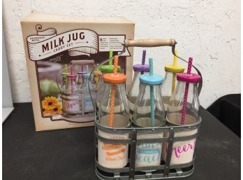 Milk Jug Caddy Set- New