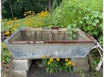 Concrete Double Outdoor Garden Sink