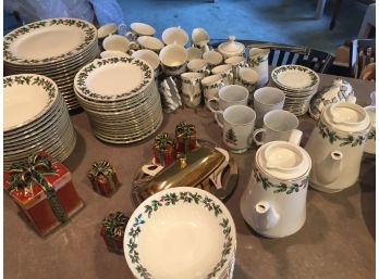 Large Selection Of Christmas China- Have The Best Set Table This Christmas!!