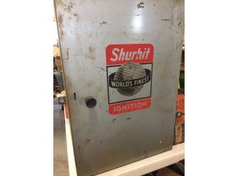 Vintage Shurhit Ignition Metal Cabinet With Product