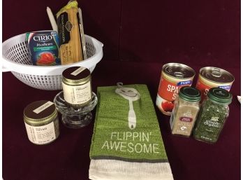 Itallian Night Basket- Seasoning, Sauce And More