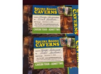 Squire Boone Caverns- 4 Cavern Tour Tickets