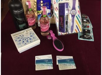 Pamper Basket- 2 Certificates To Junes Retreat- 1 Facial, 1- 1hr And More