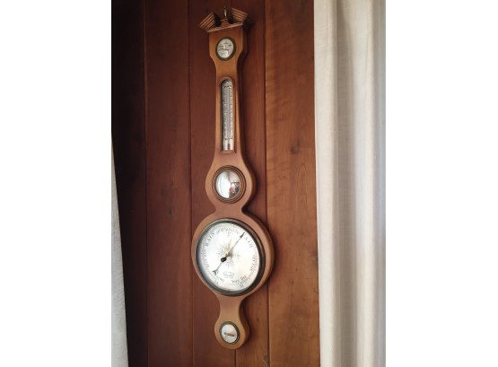Vintage Large Jeweled Barometer