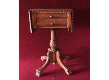 Vintage Victorian Side Table- With Lots Of Beautiful Details