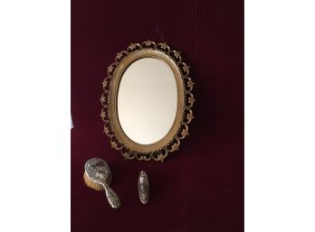 Antique Mirror And Dresser Accessories