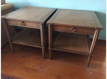2 Neoclassical End Tables