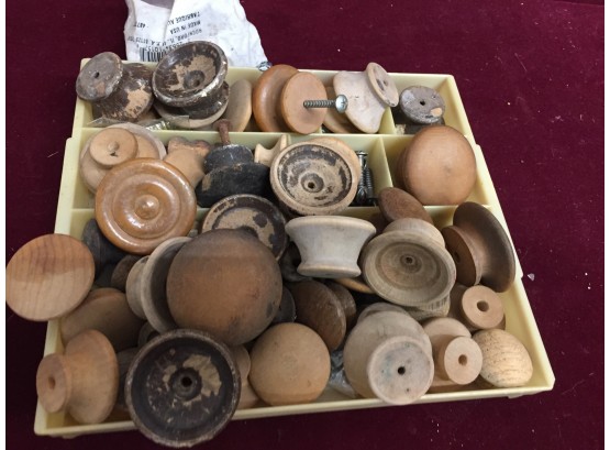 Vintage Assortment Wooden Knobs