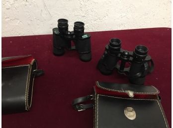 2 Pairs Vintage Binoculars- Mercury And Sunset Brands