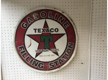 Vintage Vintage Metal Texaco Sign