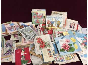 Vintage Greeting Card Assortment-all Occasions