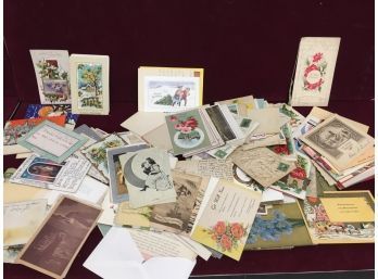 Vintage 1900's  Postcards Mailed Locally
