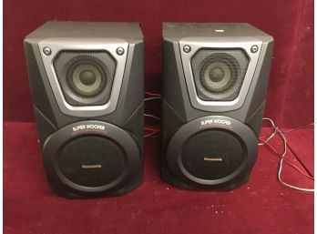 Panasonic Super Wolfer Speakers