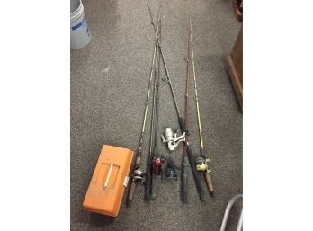Fishing Rods And Tackle Bos