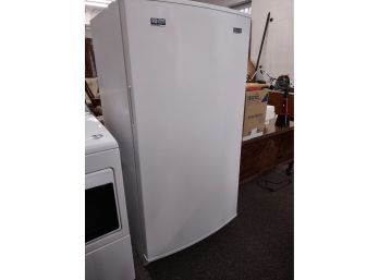 Maytag Upright Freezer Works, In Excellent Condition