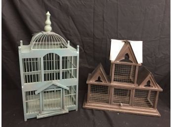 2 Vintage Bird Cages